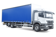 Car Hire Accrington - 26 Tonne Curtain Side Truck - Truck hire Accrington