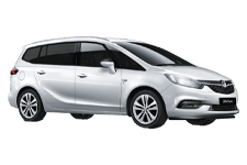 Car Hire Accrington - Vauxhall Zafira 7-Seater - Minibus hire Accrington